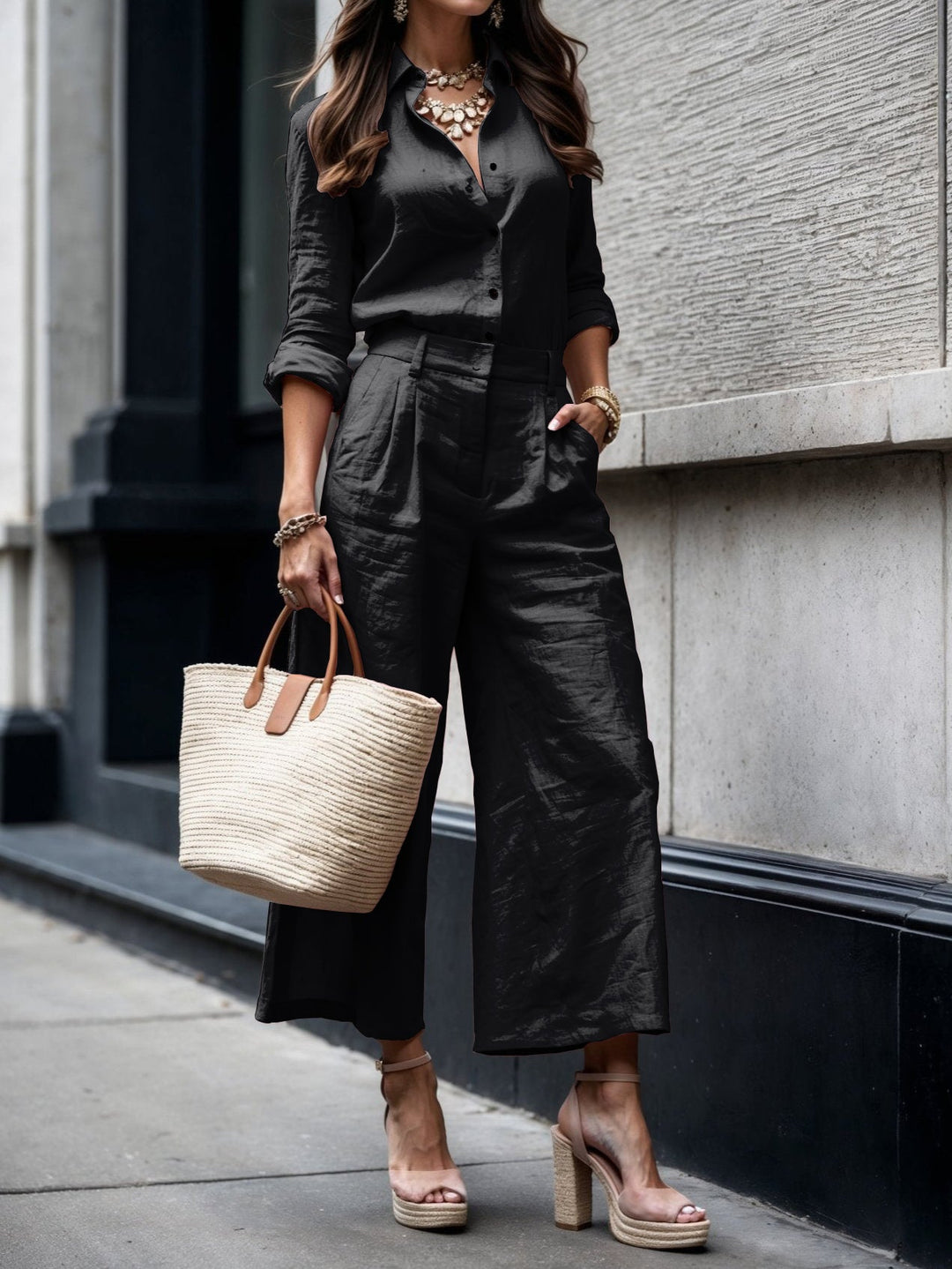 Isadora - Look Décontracté Chic Rose
