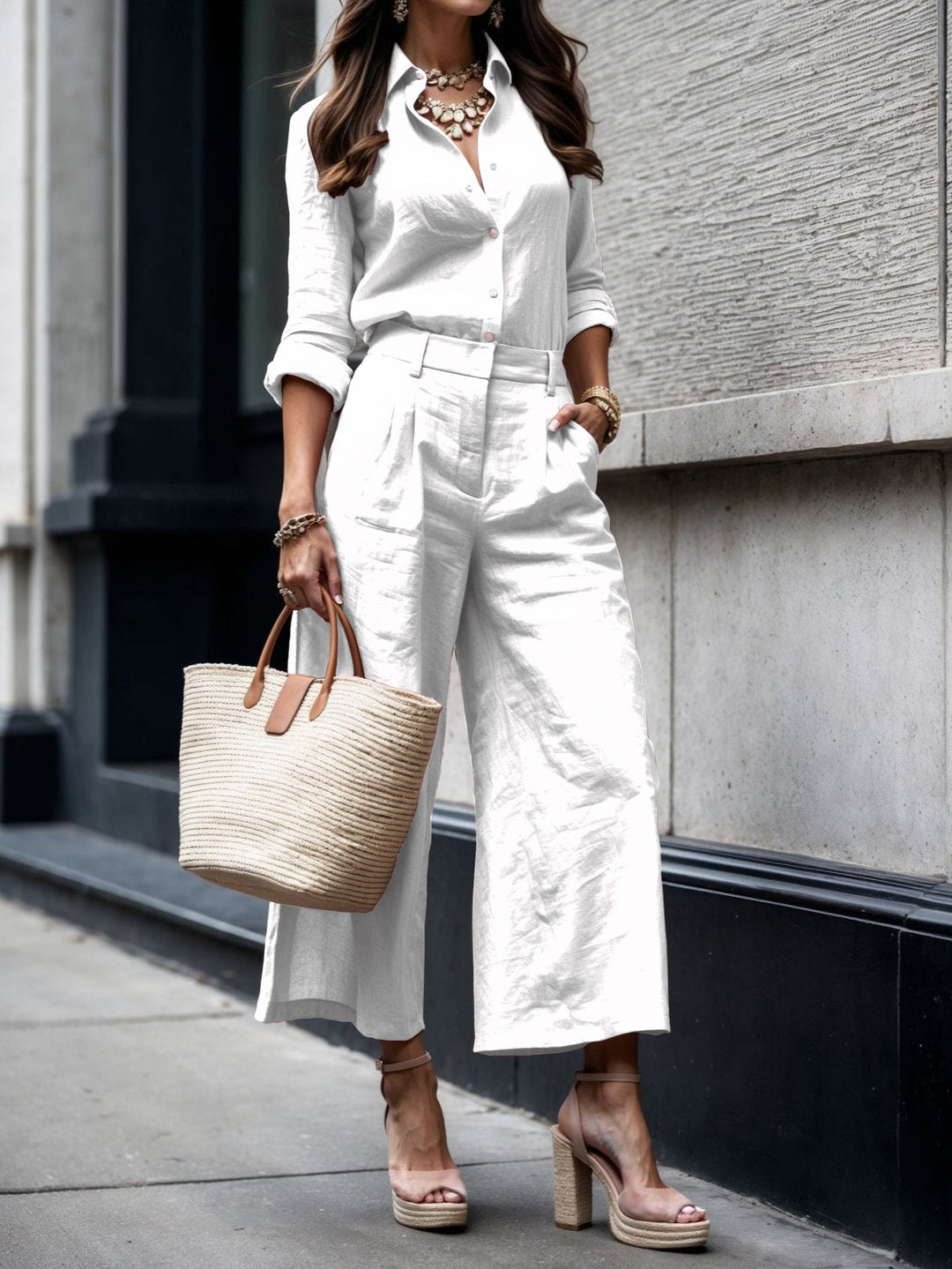 Isadora - Look Décontracté Chic Rose