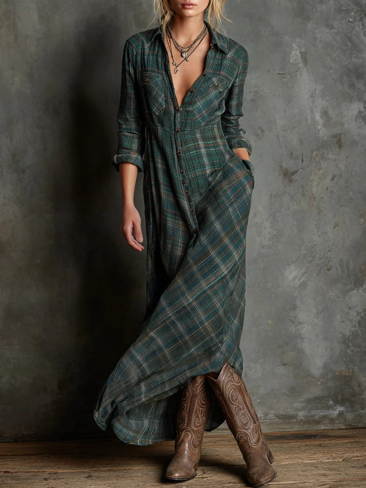 Lídia - Robe longue chemise