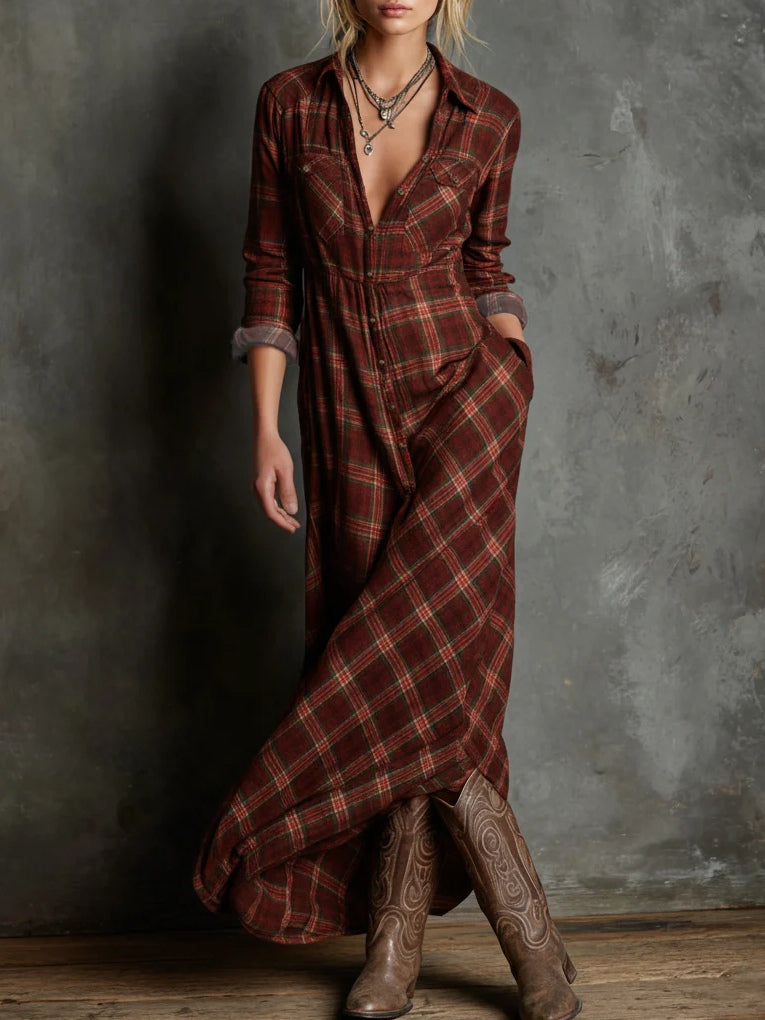 Lídia - Robe longue chemise