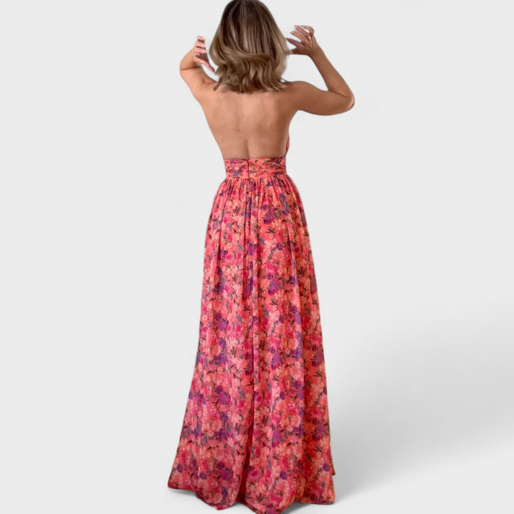 Floraria - Robe longue avec des haltères