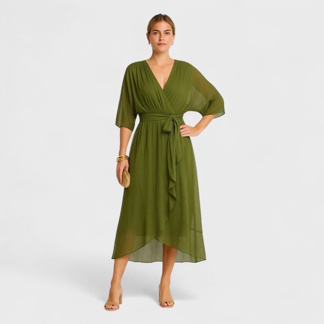 Ialina - Robe élégante avec taille cintrée