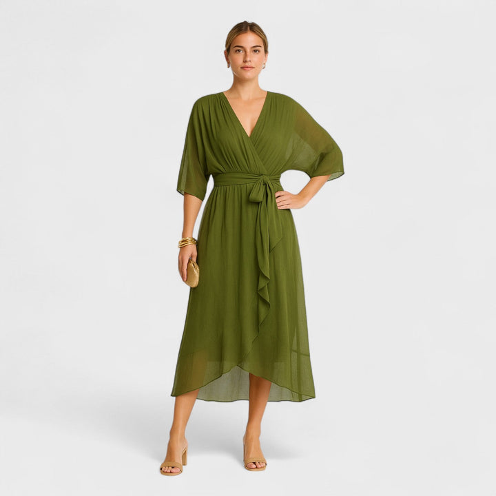 Ialina - Robe élégante avec taille cintrée