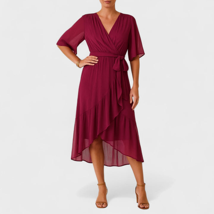 Ialina - Robe élégante avec taille cintrée