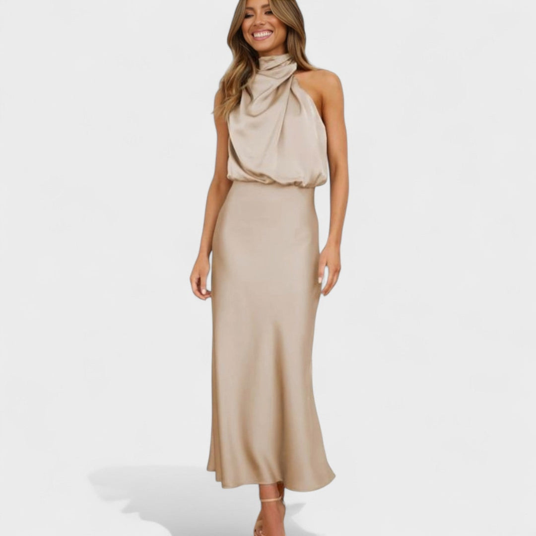 Alba - Robe Satin Élégance
