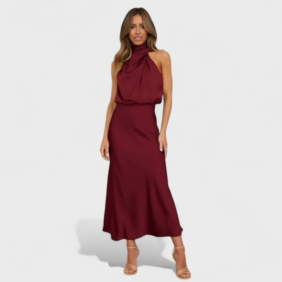 Alba - Robe Satin Élégance