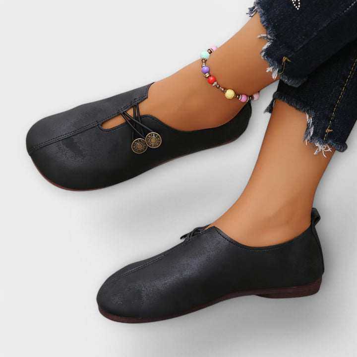 Ballerines en Cuir