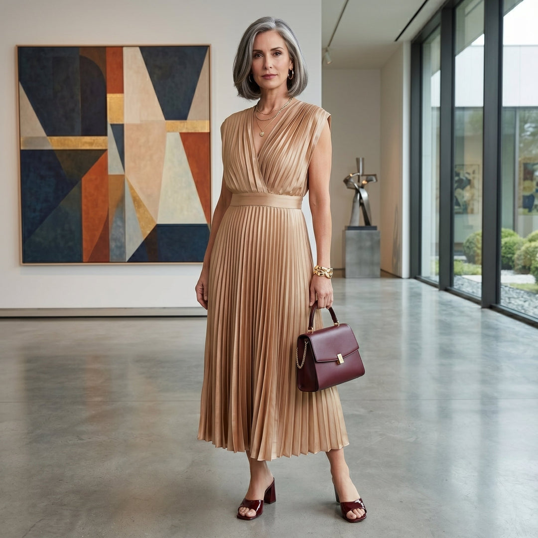 Eduarda - Robe midi élégante