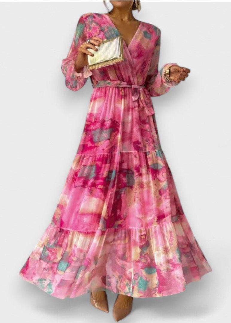 Luísa - Robe Fleurie Enveloppante