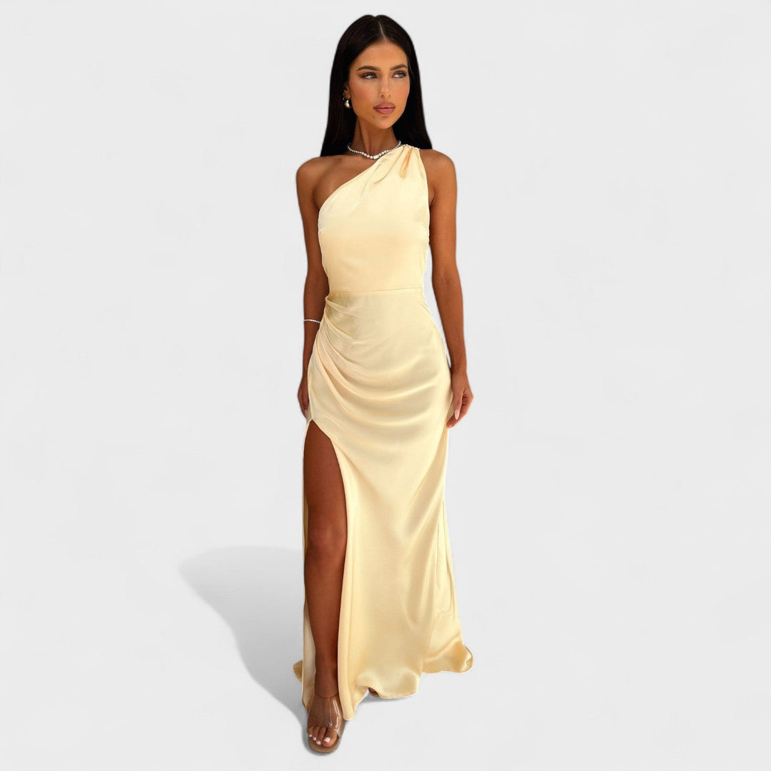 Aurélia - Robe longue en satin