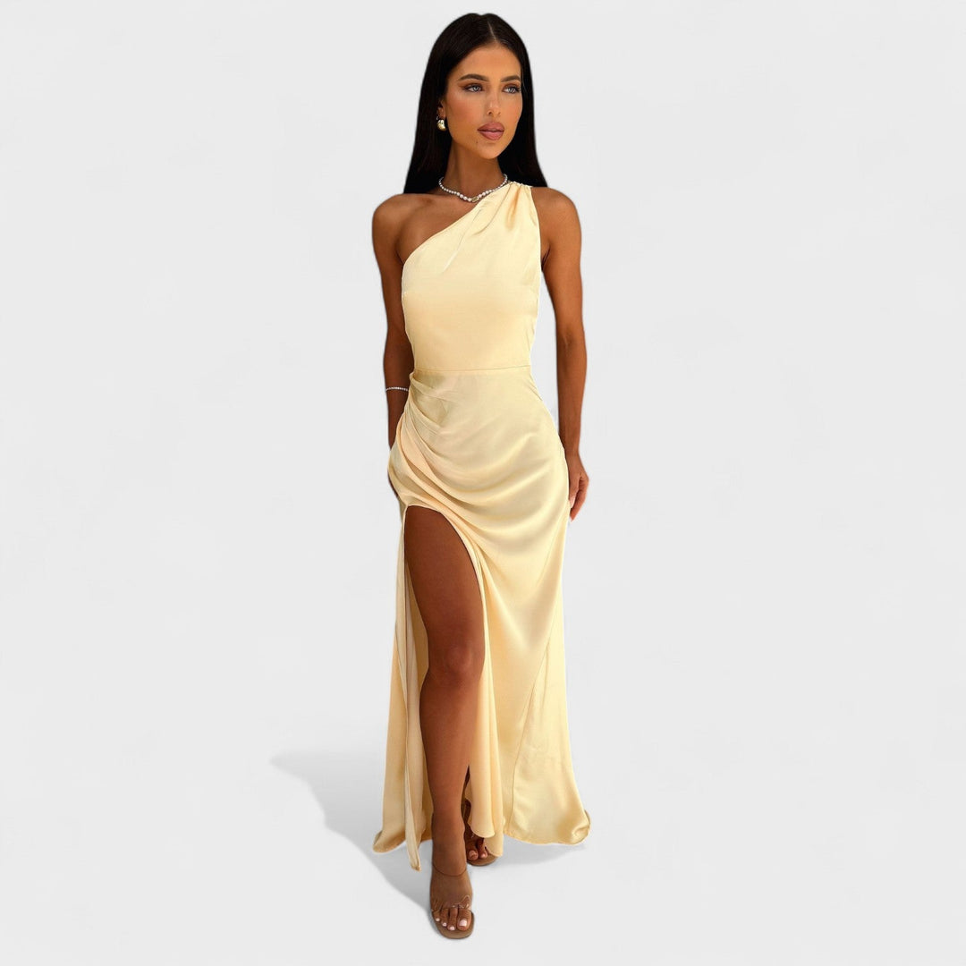 Aurélia - Robe longue en satin