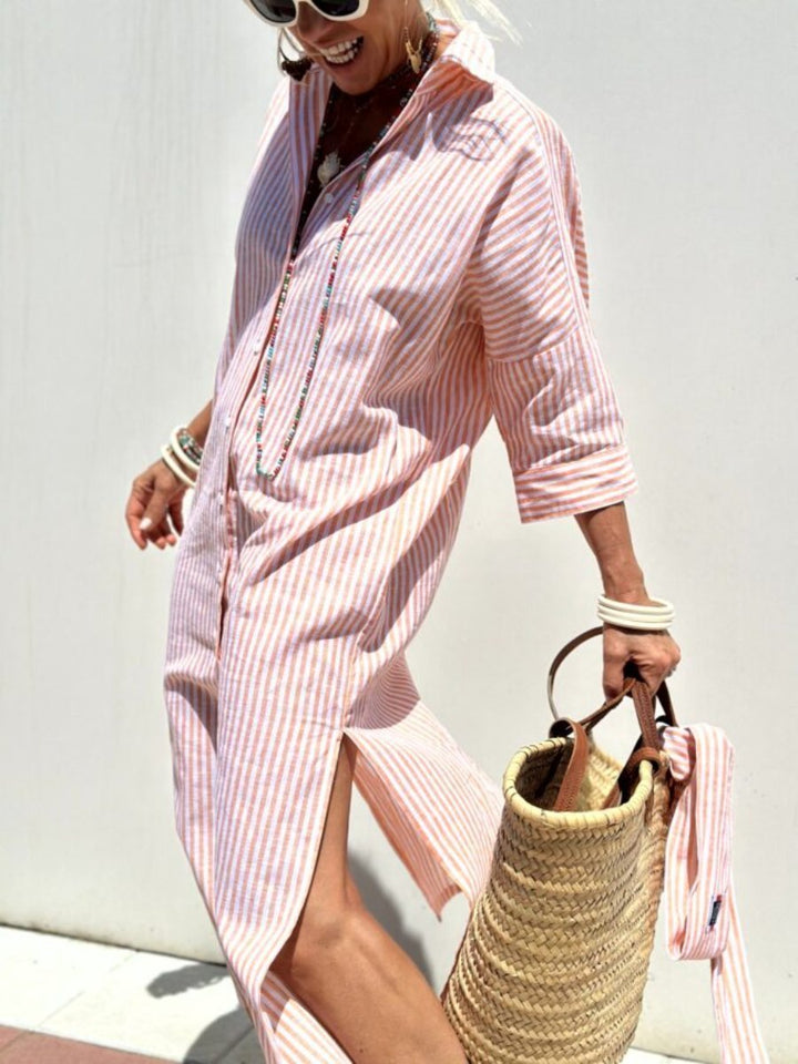 Véronica - Chemise Classique Rayée