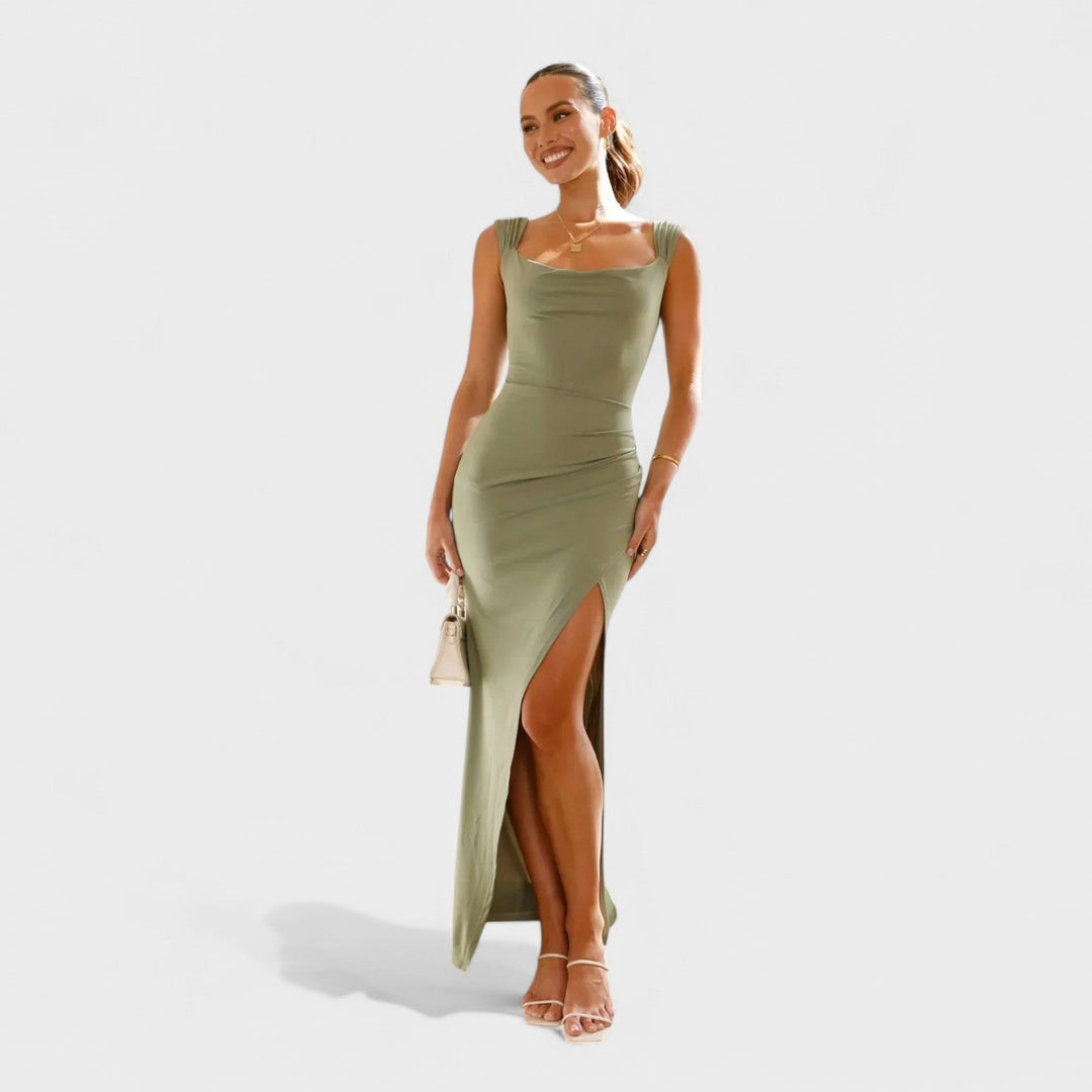 Sarela - Robe longue dos nu