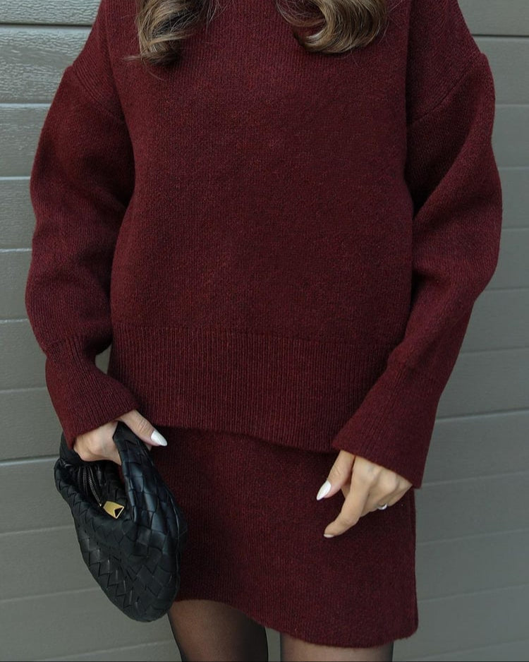 Lara - Ensemble en Maille Automne