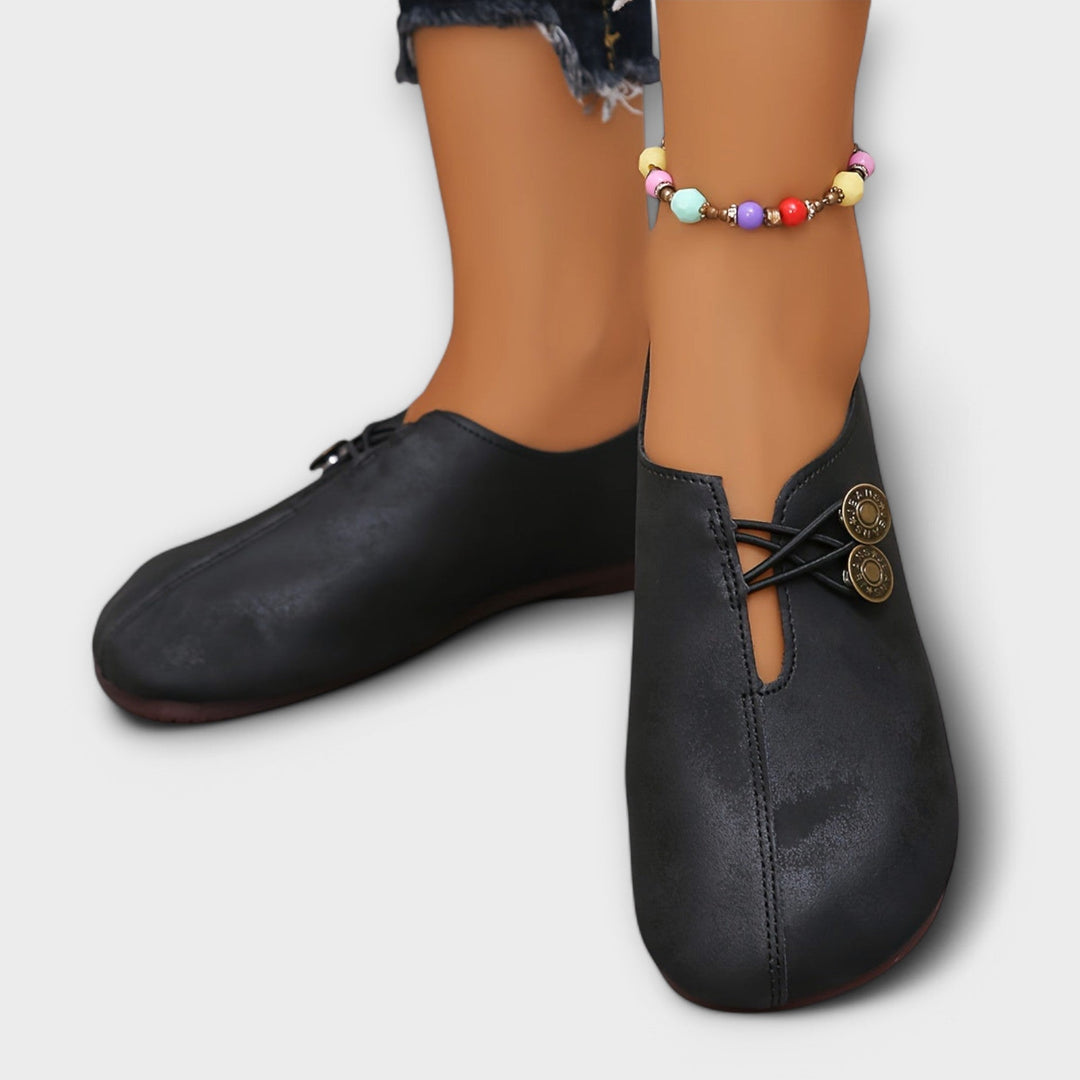 Ballerines en Cuir