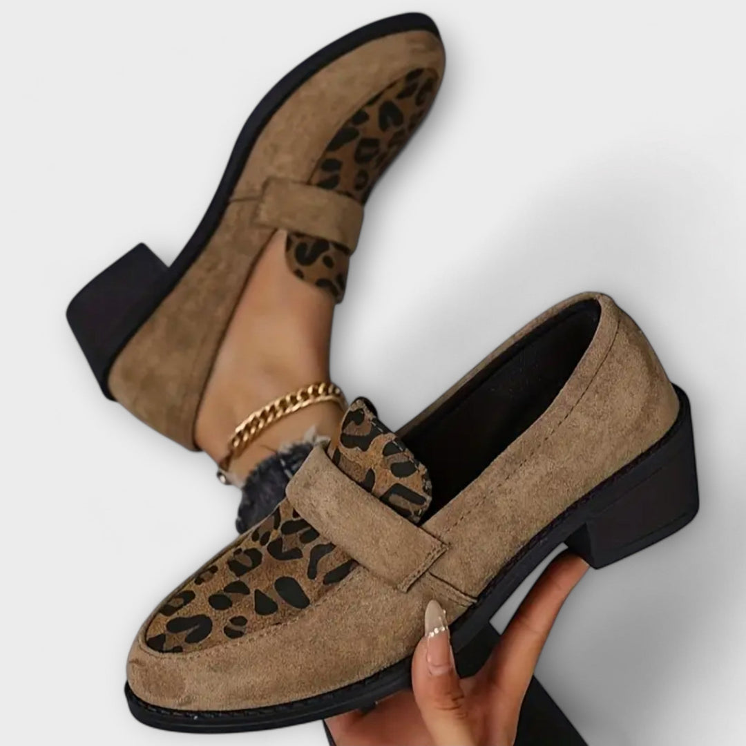Chaussures élégantes pour femmes avec motif léopard