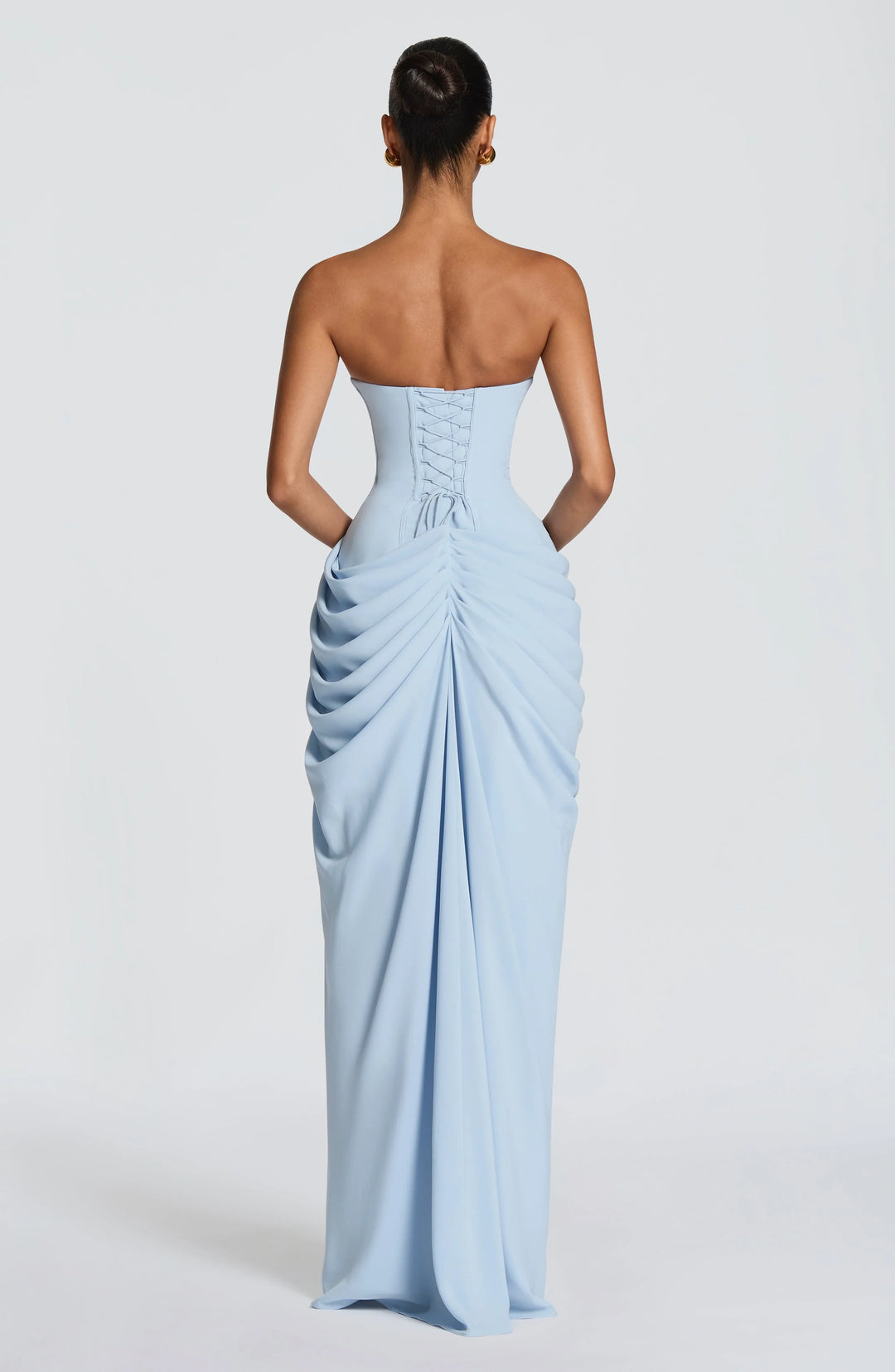 Adriana - Robe Longue Drapée avec Fente