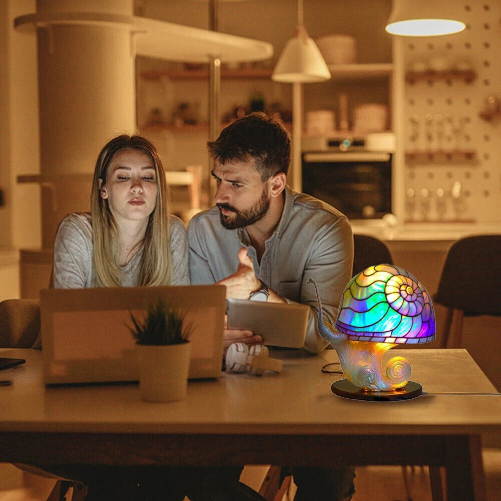 Lampe de Table en Forme de Escargot