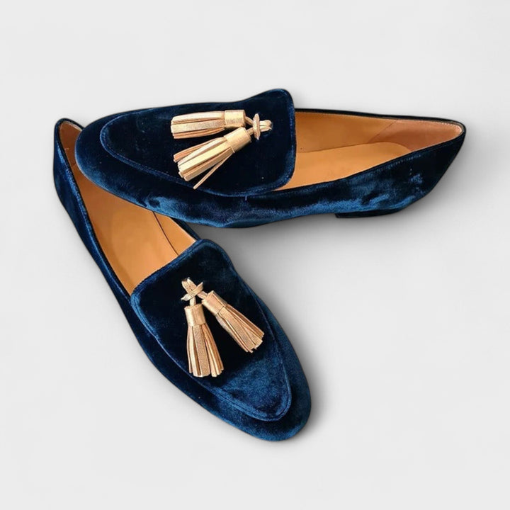 Quinnlyn - Mocassins d'inspiration vintage avec franges