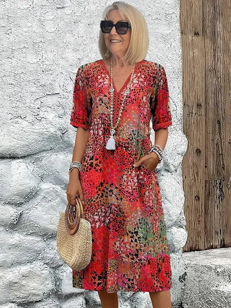 Lia - Robe Femme Midi