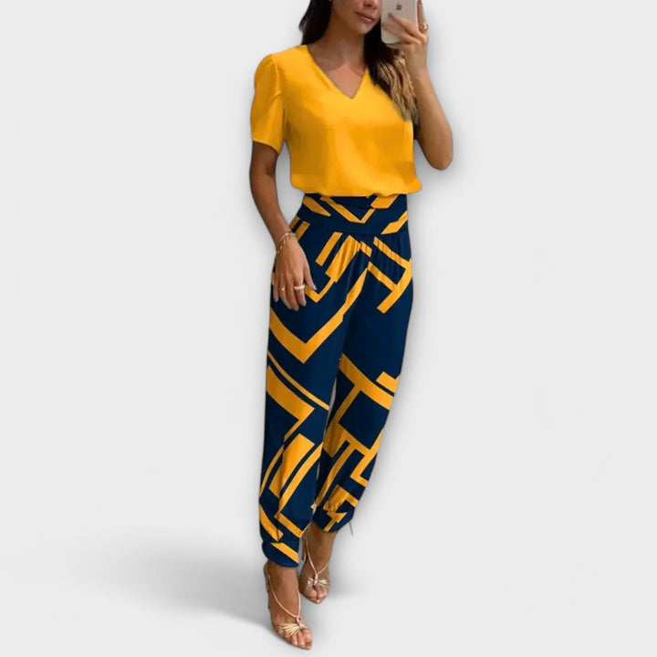 Irmelinda - Ensemble élégant de camisole et de pantalons