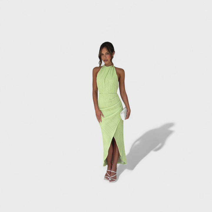 Camila - Robe longue plissée