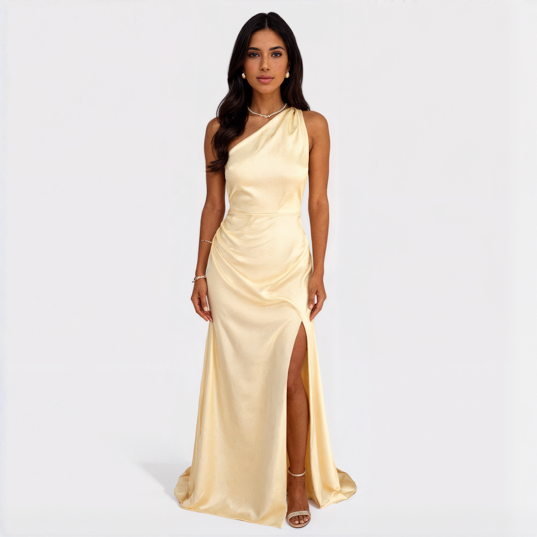 Aurélia - Robe longue en satin