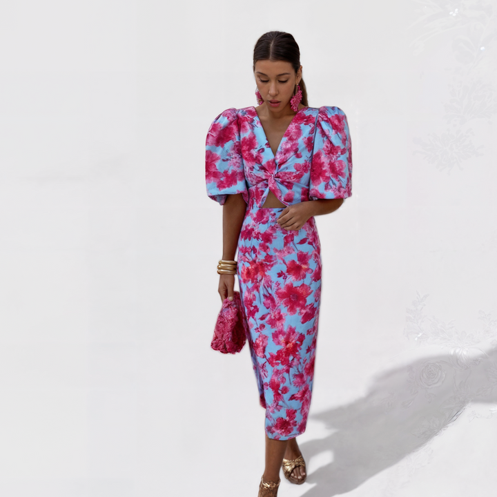 Lília - Robe Feu Tropical