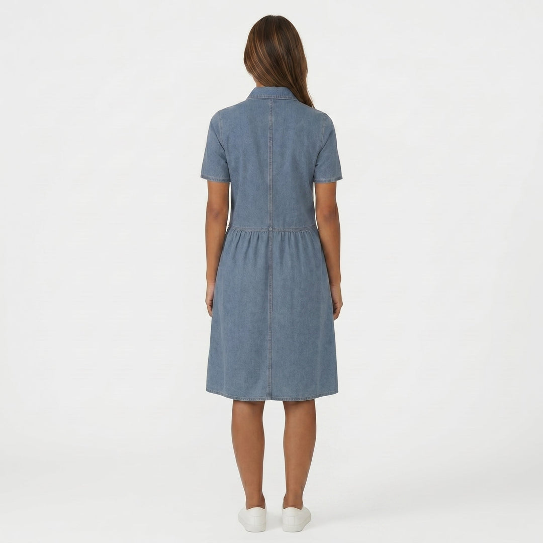 Isabela – Robe décontractée en denim