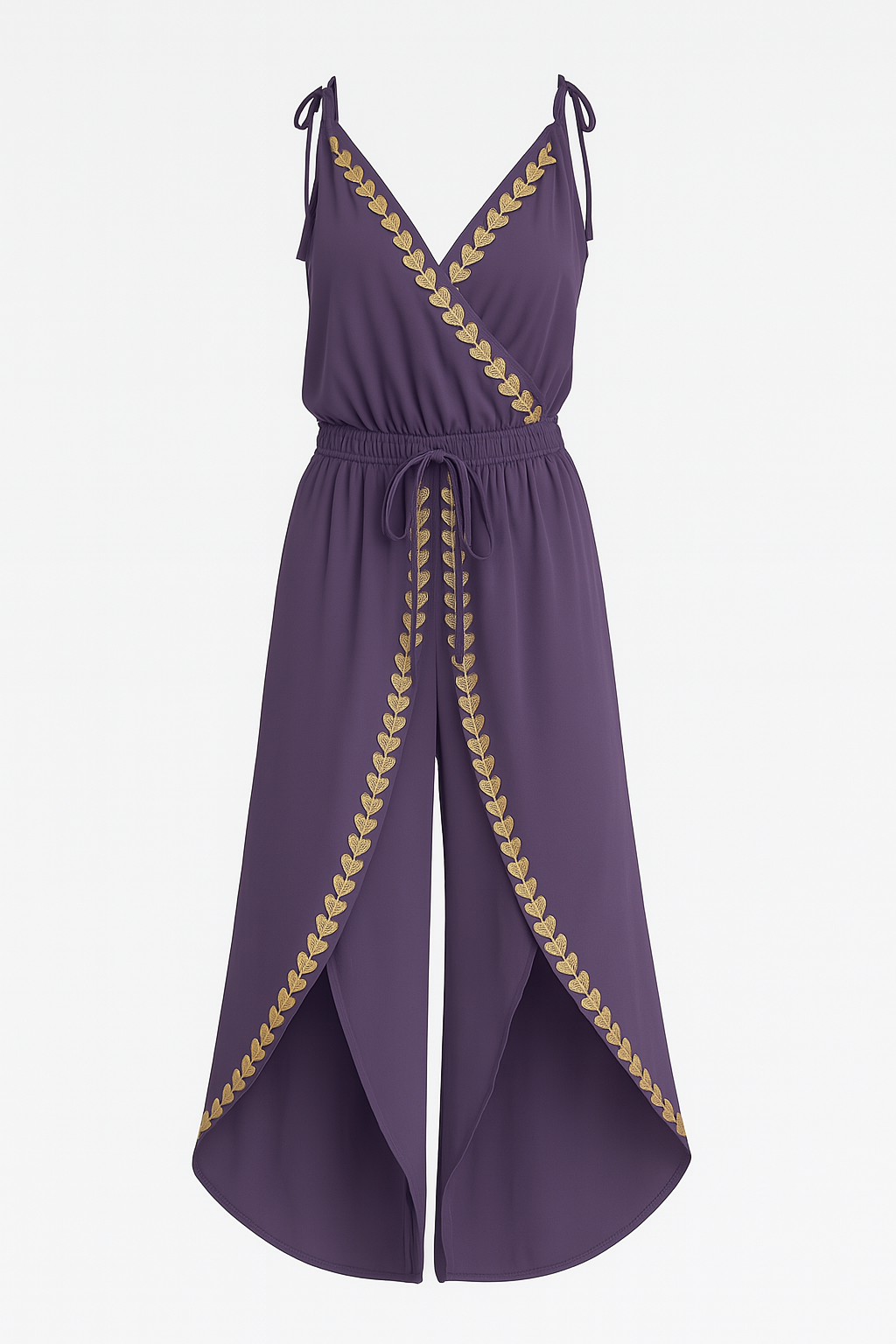 Lorena - Robe Mono Détails Dorés
