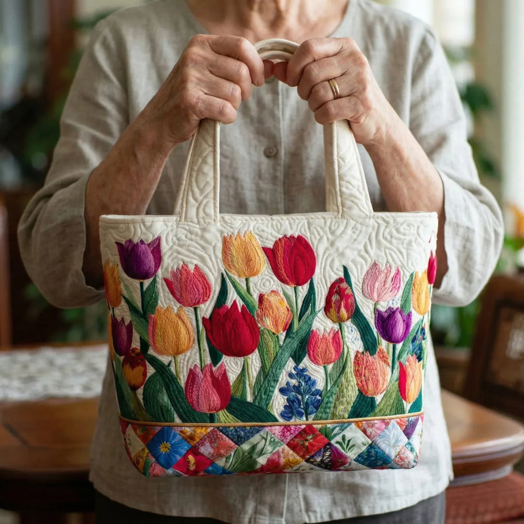 Sac Acolché - Jardin de Tulipes