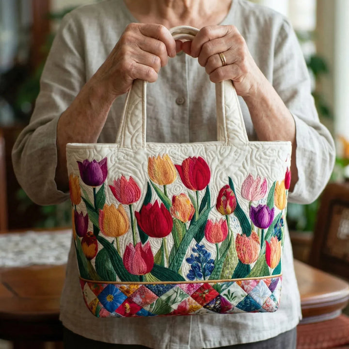 Sac Acolché - Jardin de Tulipes