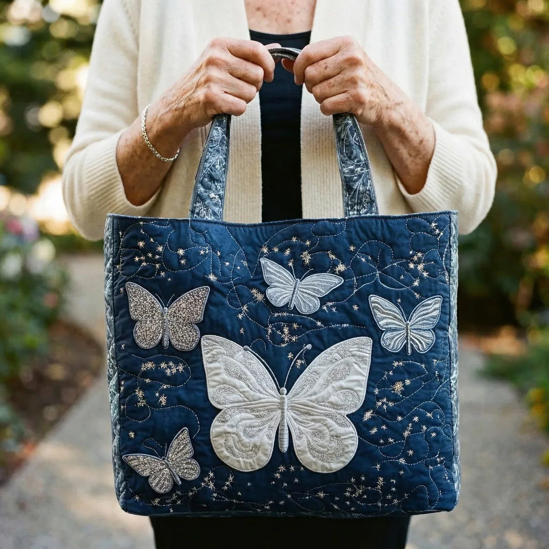 Sac Artisanale - Papillon Argenté