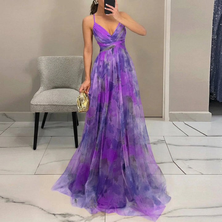 Margarida - Robe Maxi avec Imprimé Floral