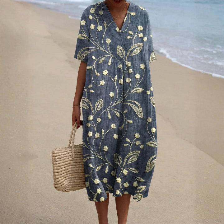 Eliana - Robe en Broderie Florale