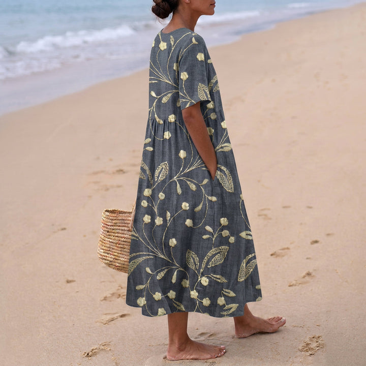 Eliana - Robe en Broderie Florale