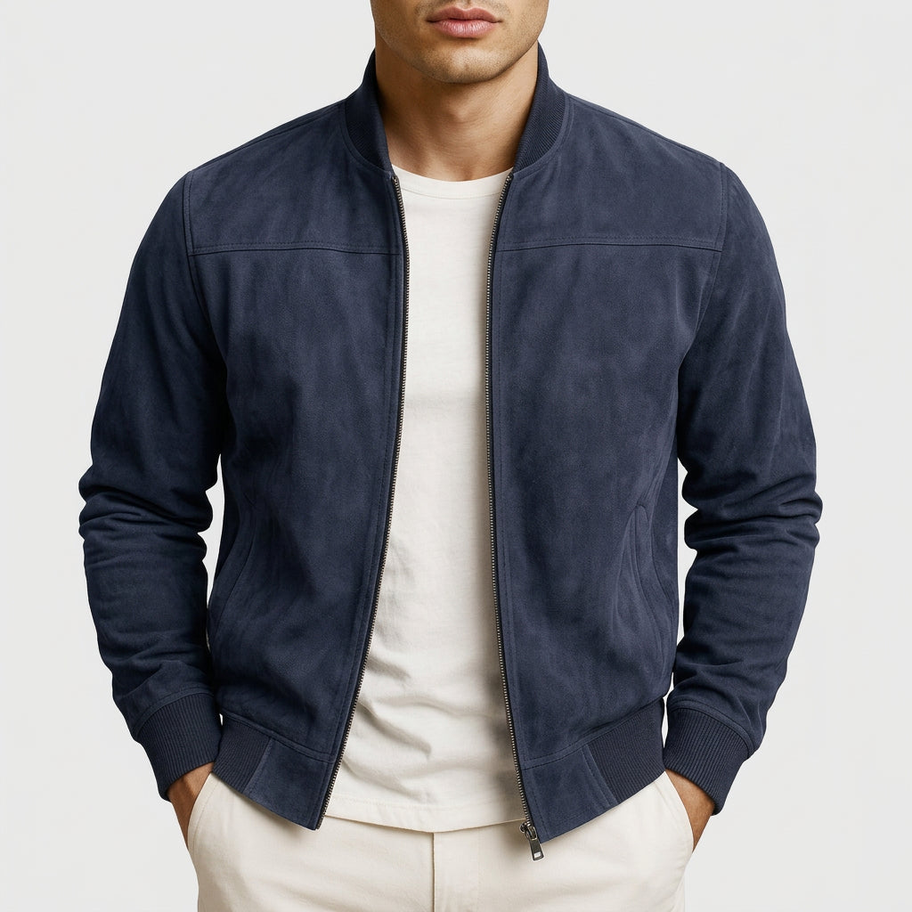 André - Veste Légère en Suédine