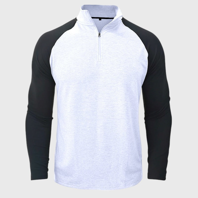 Chemise en coton avec col montant