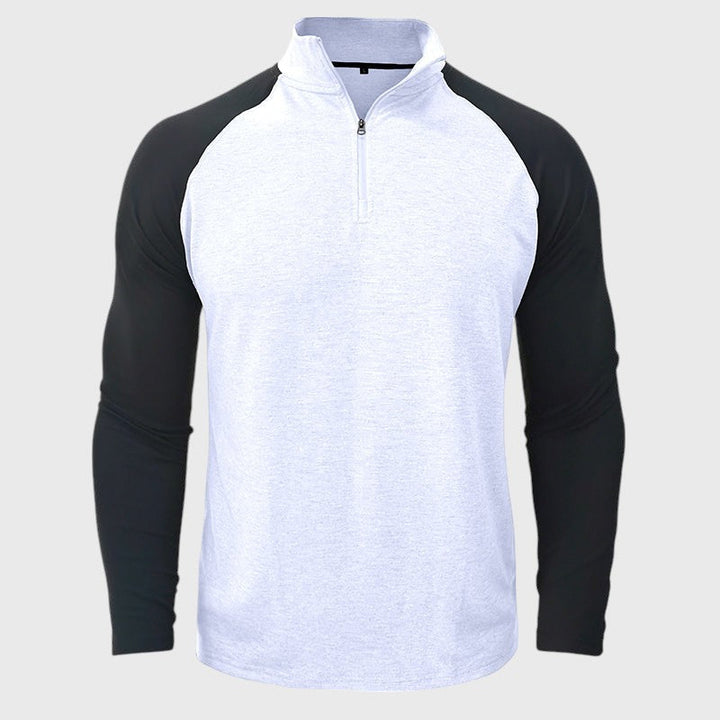 Chemise en coton avec col montant