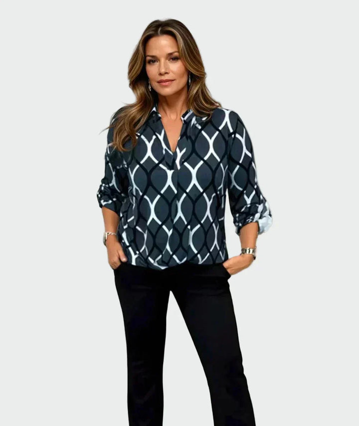 Chemise décontractée à manches longues