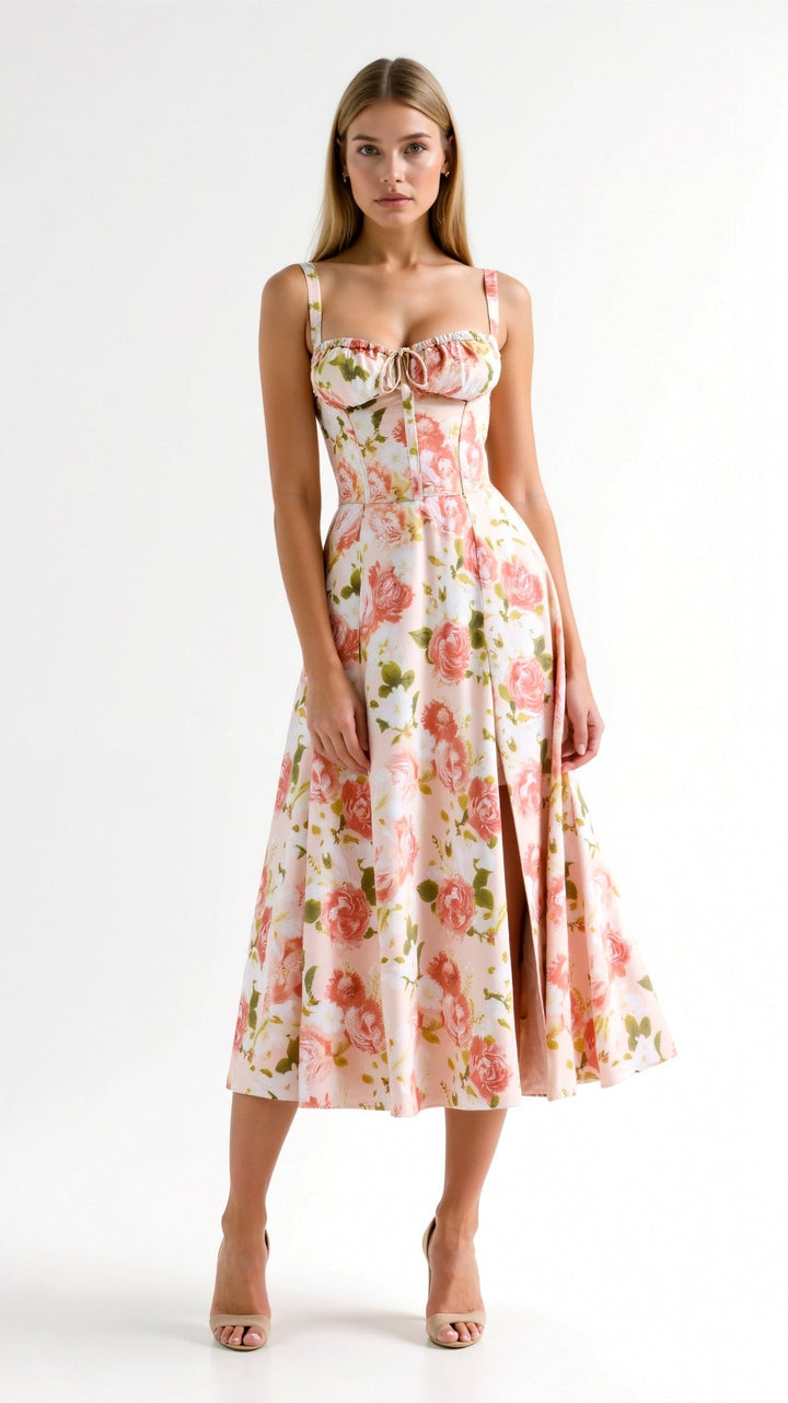 Júlia - Robe Midi Élégante