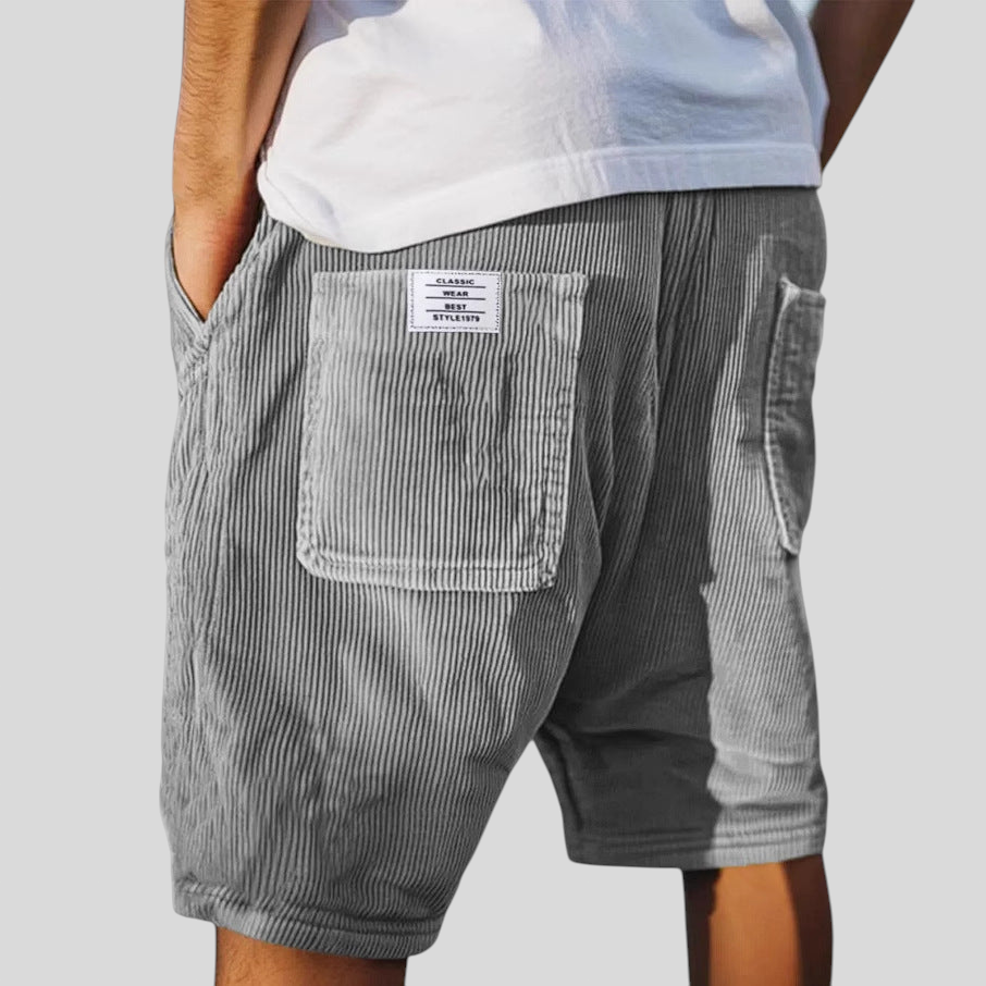 Pedro - Pantalons Courts Élégants en Velours