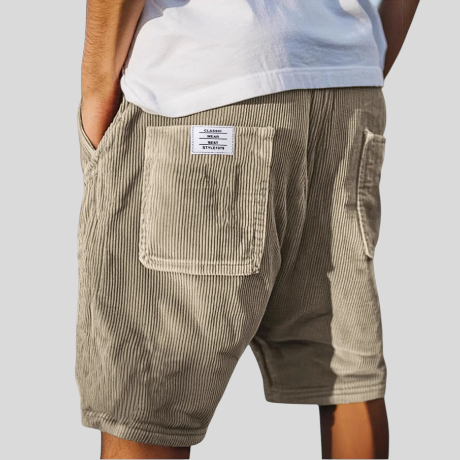 Pedro - Pantalons Courts Élégants en Velours
