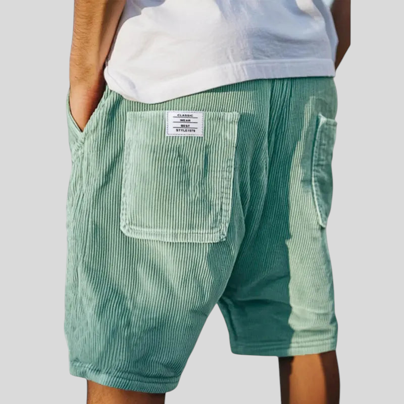 Pedro - Pantalons Courts Élégants en Velours
