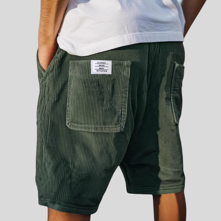 Pedro - Pantalons Courts Élégants en Velours