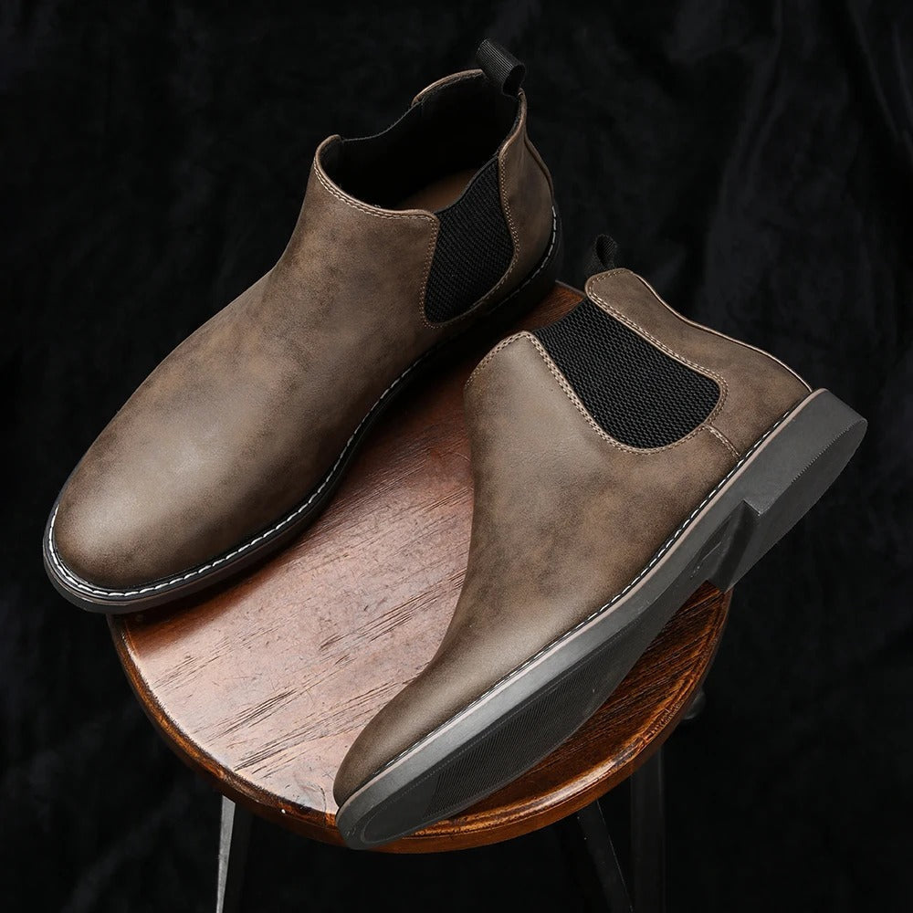 Dinis - Bottines Chelsea en Cuir