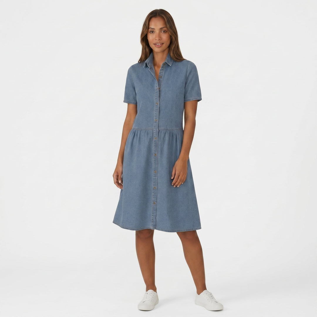 Isabela – Robe décontractée en denim