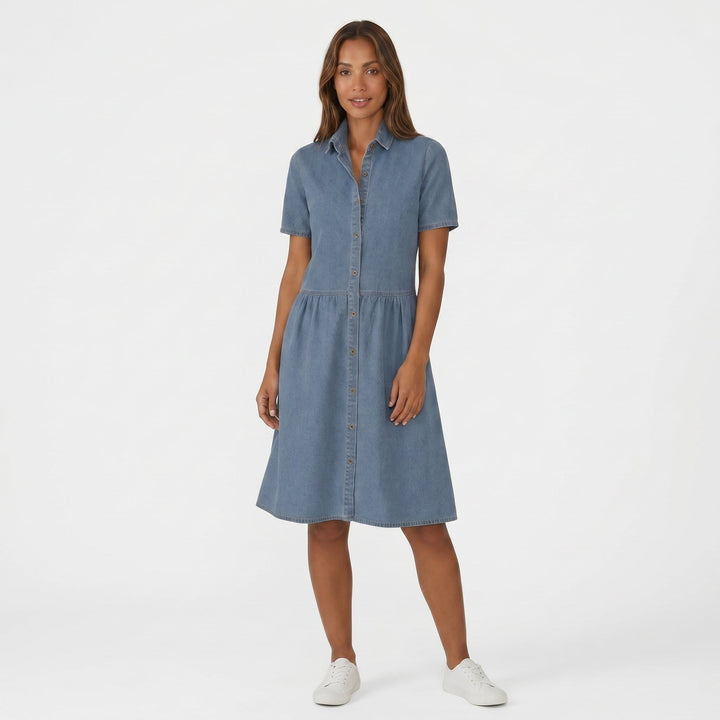 Isabela – Robe décontractée en denim