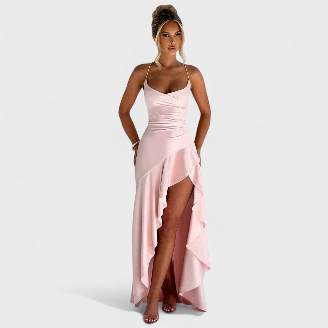 Samira - Robe Maxi Rose