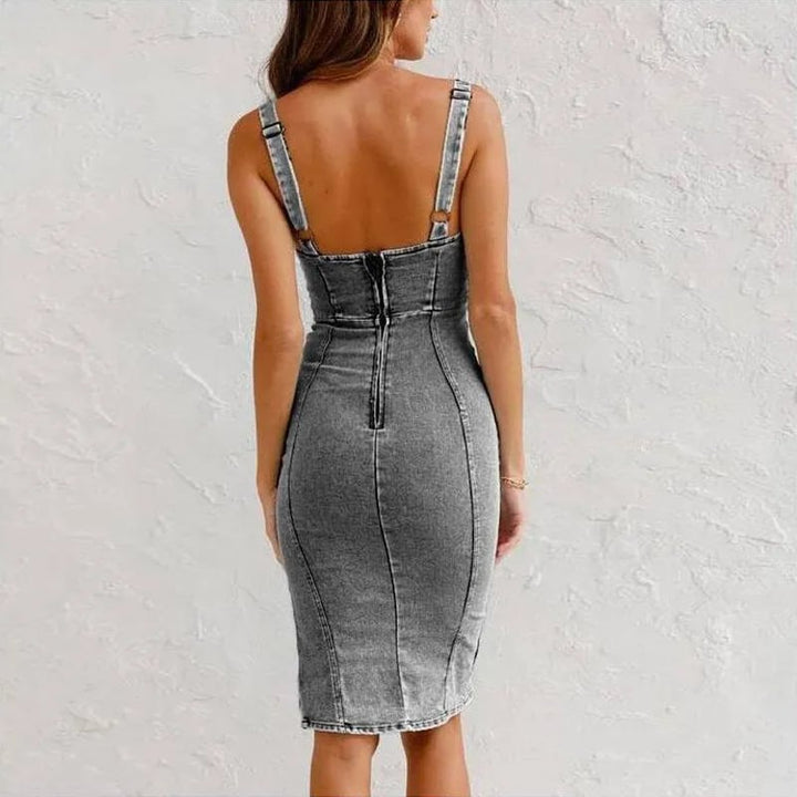 Mona - Robe en jean moderne